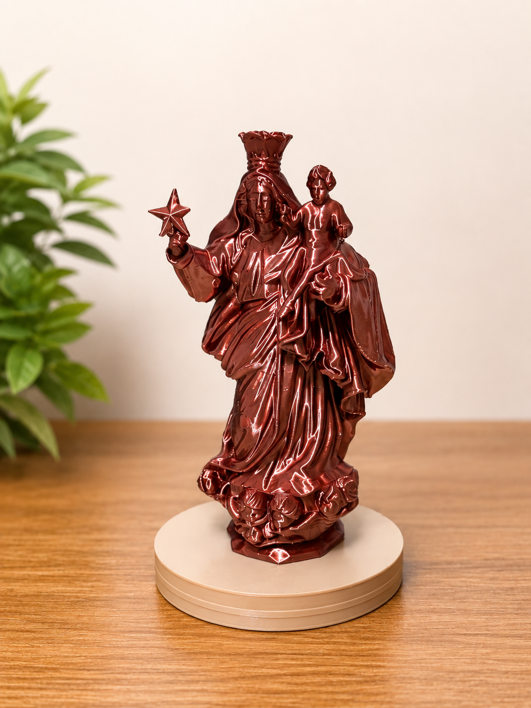 Santinha 12 cm Bronze